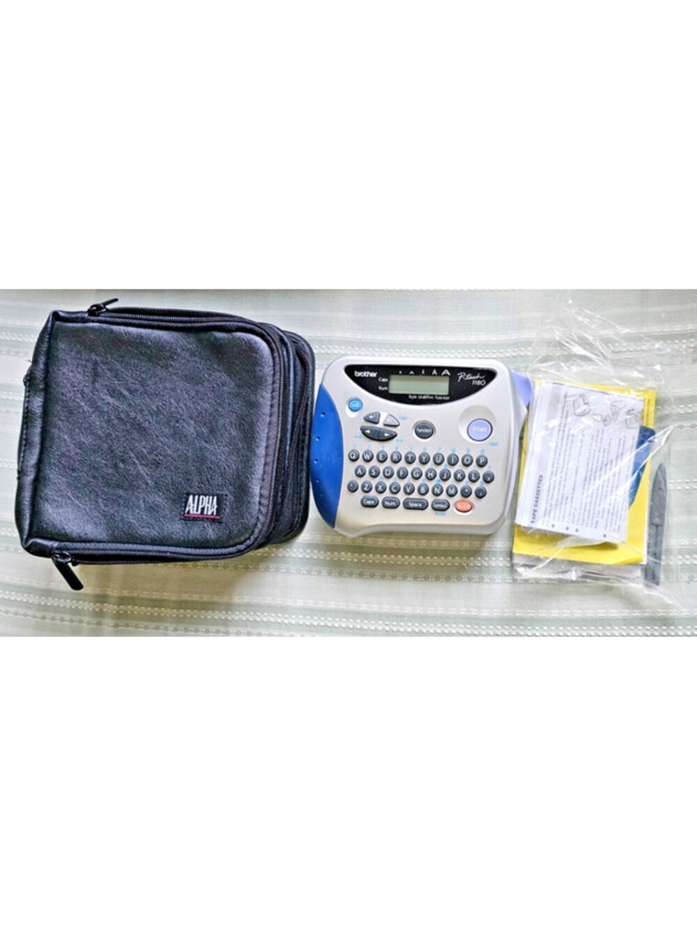 Bundle Brother P-Touch Label Maker 1180 Printer Home Office-Bag and instructions
